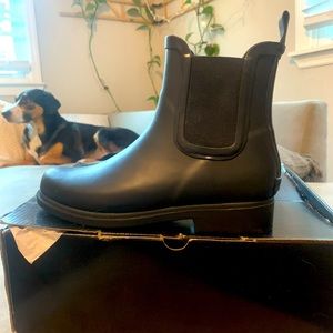 Never Worn: J.Crew Chelsea Rain Booties